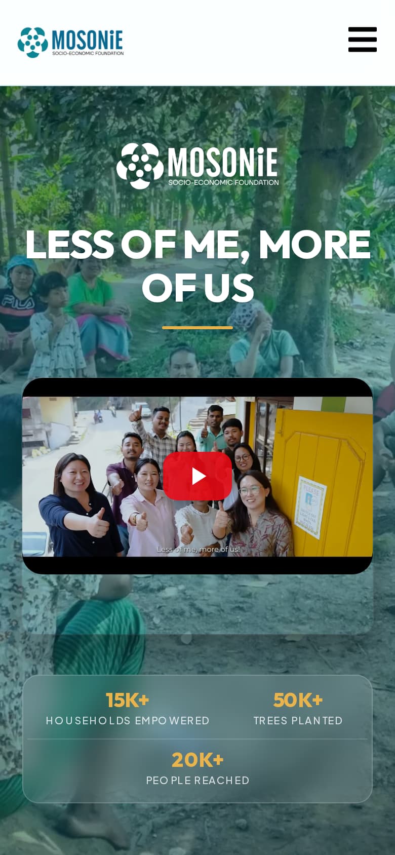 mosonie.org on a phone